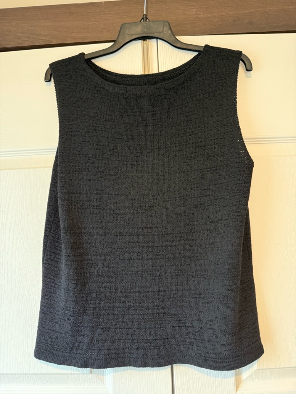 Talbots Women’s Black Shell Sweater Tank Sleeveless Knit Size Large